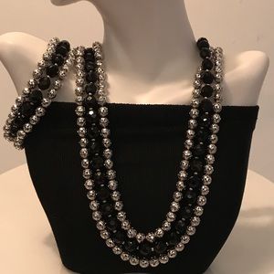 Vintage Designer Crown Trifari Necklace Bracelet